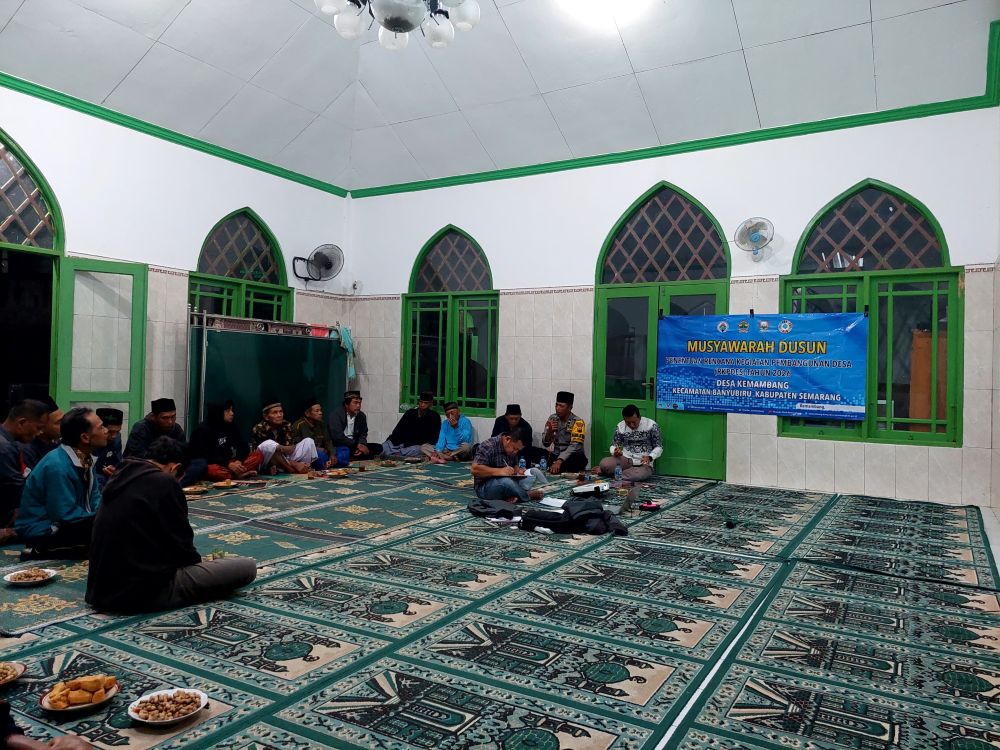 Musyawarah  Dusun (MUSDUS) Desa Kemambang Tahun 2025